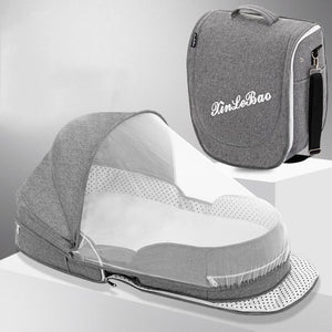 The Ultimate Solution for Traveling Parents: Portable Removable Folding Crib Baby Bed Mammy Bag