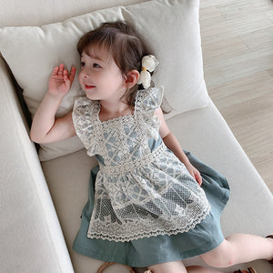 Discover the Charm of Our Girl's Lace Dress Baby Princess Dress