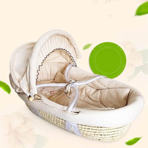 The Ultimate Portable Baby Basket Woven Crib for Your Little One