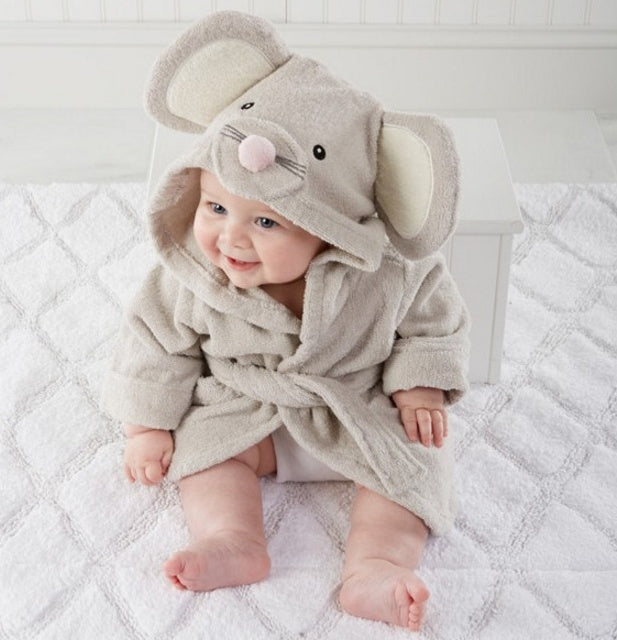 The Adorable Cartoon Cute Animal Modeling Baby Bath Towels