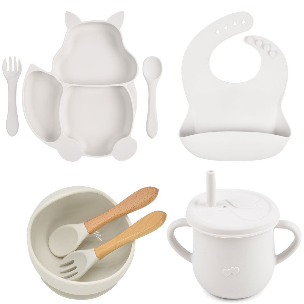 Silicone Baby Feeding Complementary Food Training Set