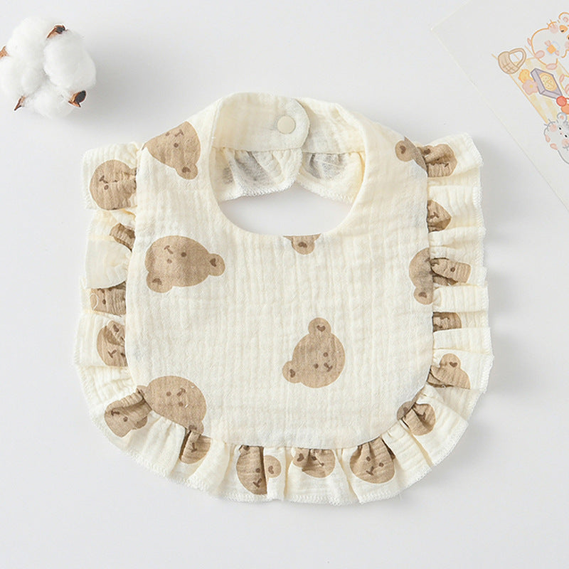 Baby Absorbent Cotton Teething Bib Set