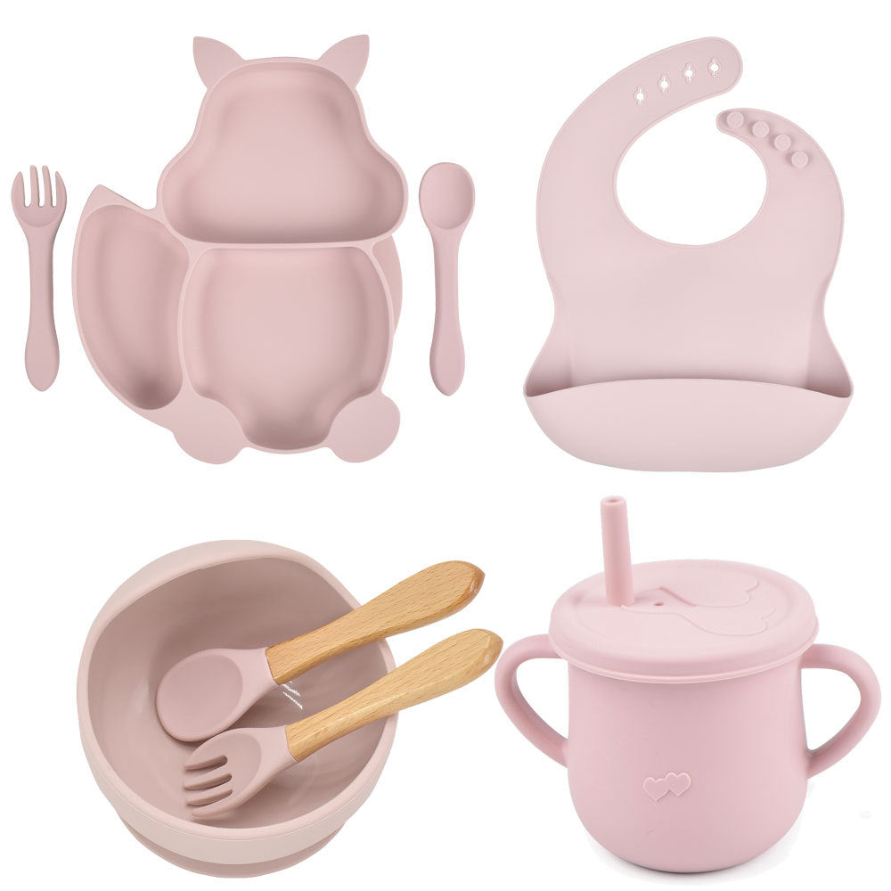 Silicone Baby Feeding Complementary Food Training Set