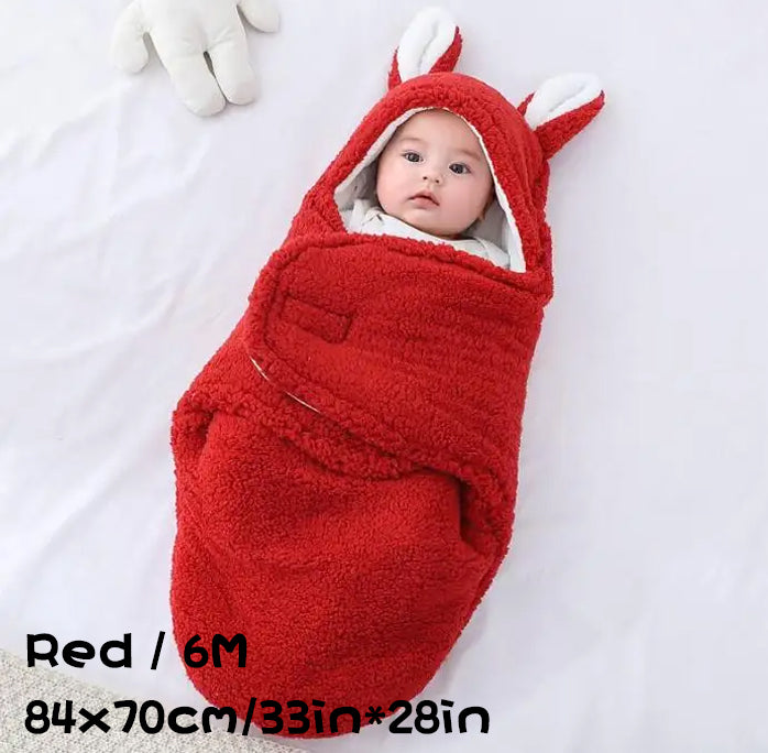 Super Soft Baby Sleeping Bag Wearable Swaddle