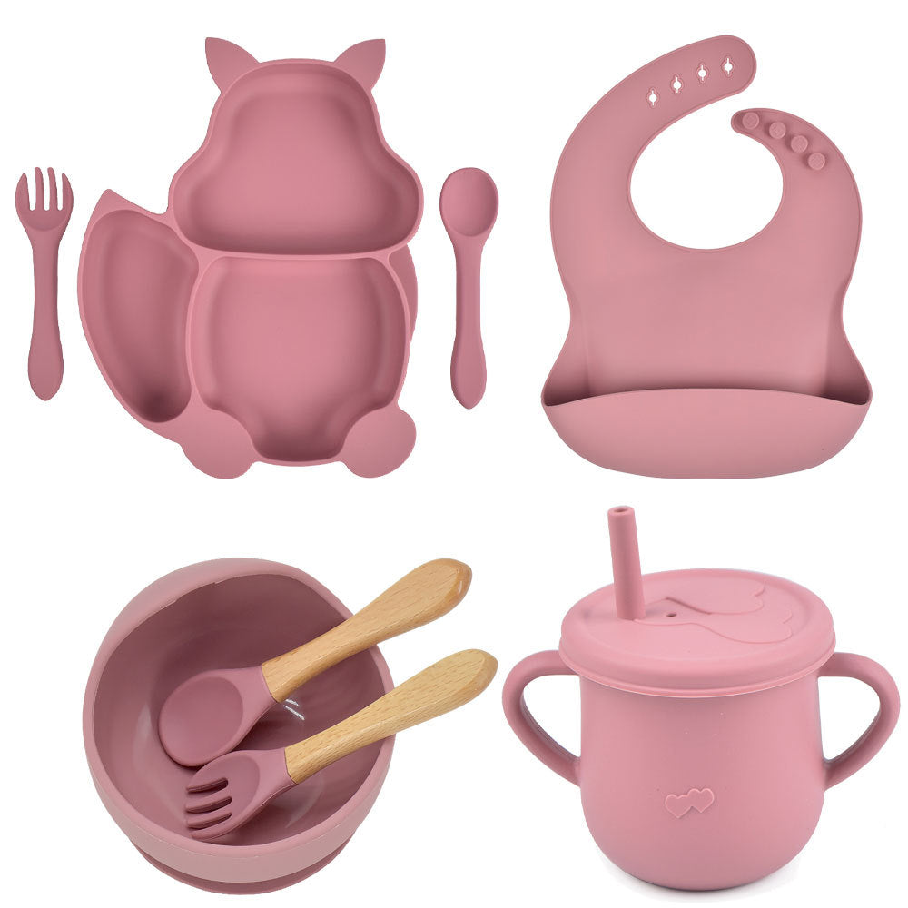 Silicone Baby Feeding Complementary Food Training Set