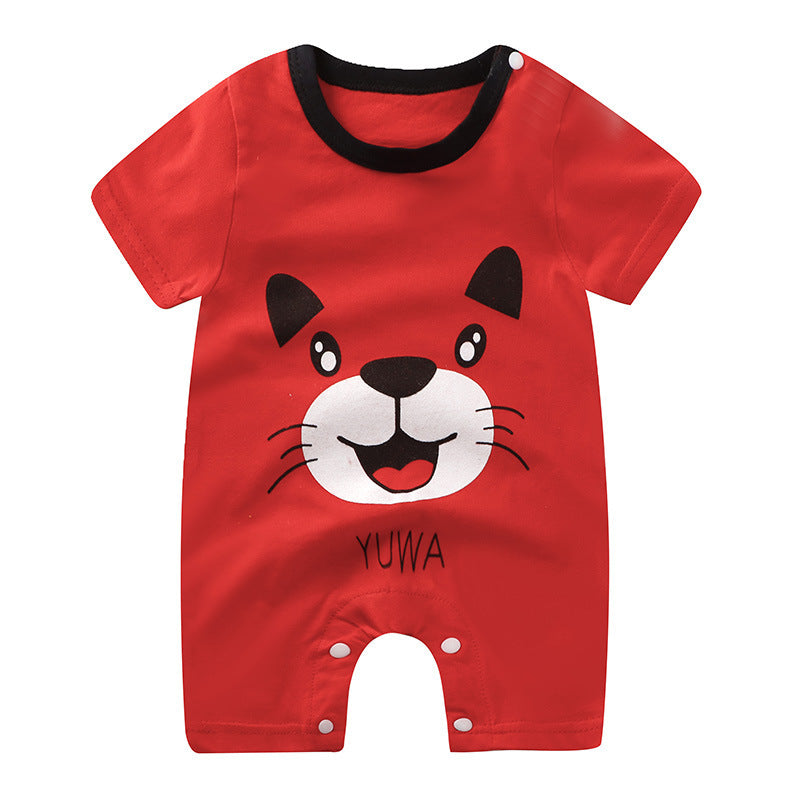 Baby Purified Cotton Thin Short Sleeve Newborn Rompers