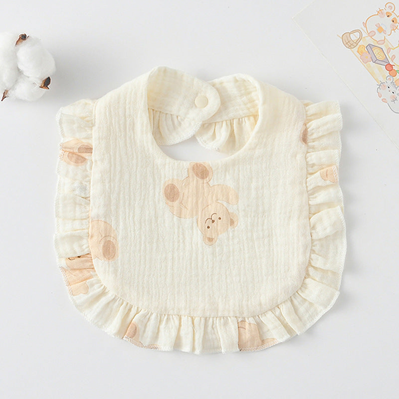 Baby Absorbent Cotton Teething Bib Set