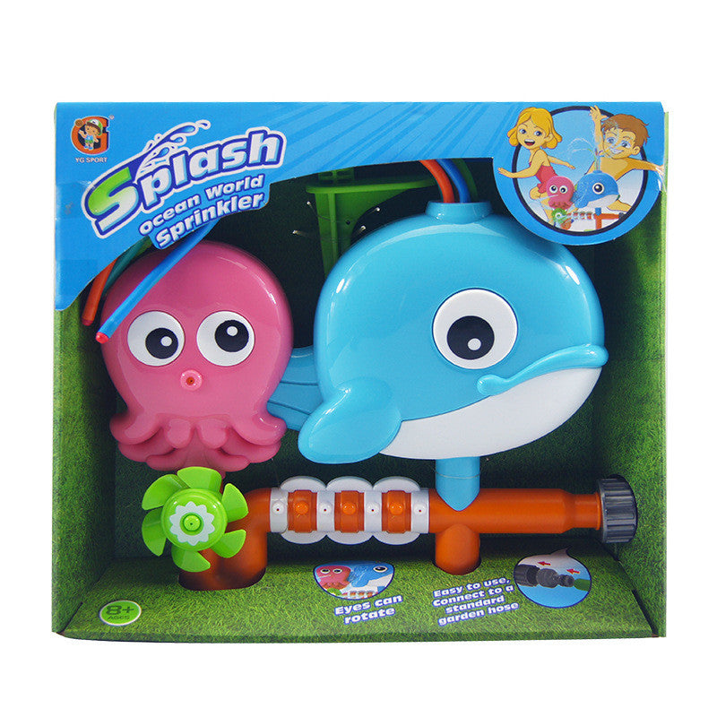 Cartoon Sprinkler Boy Girl Baby Bathroom Water Toys