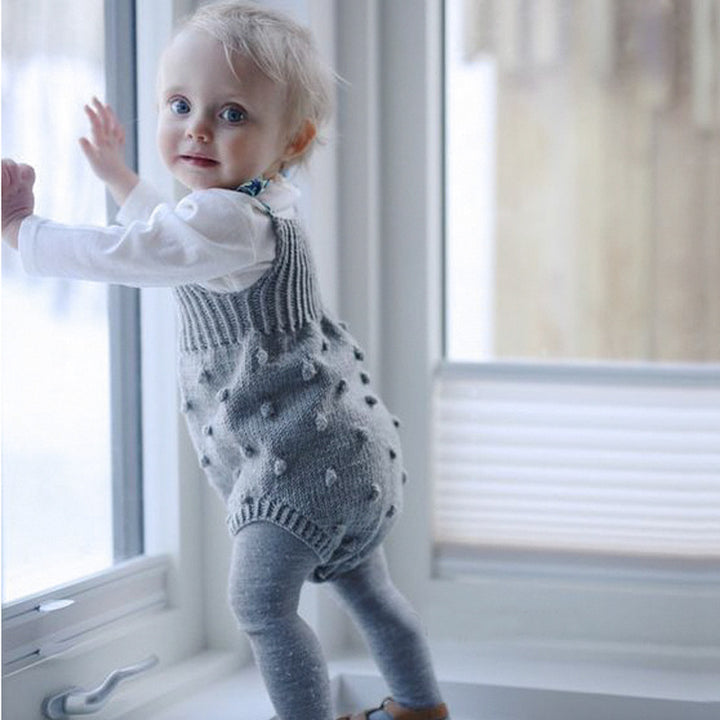 Knitted Baby Romper