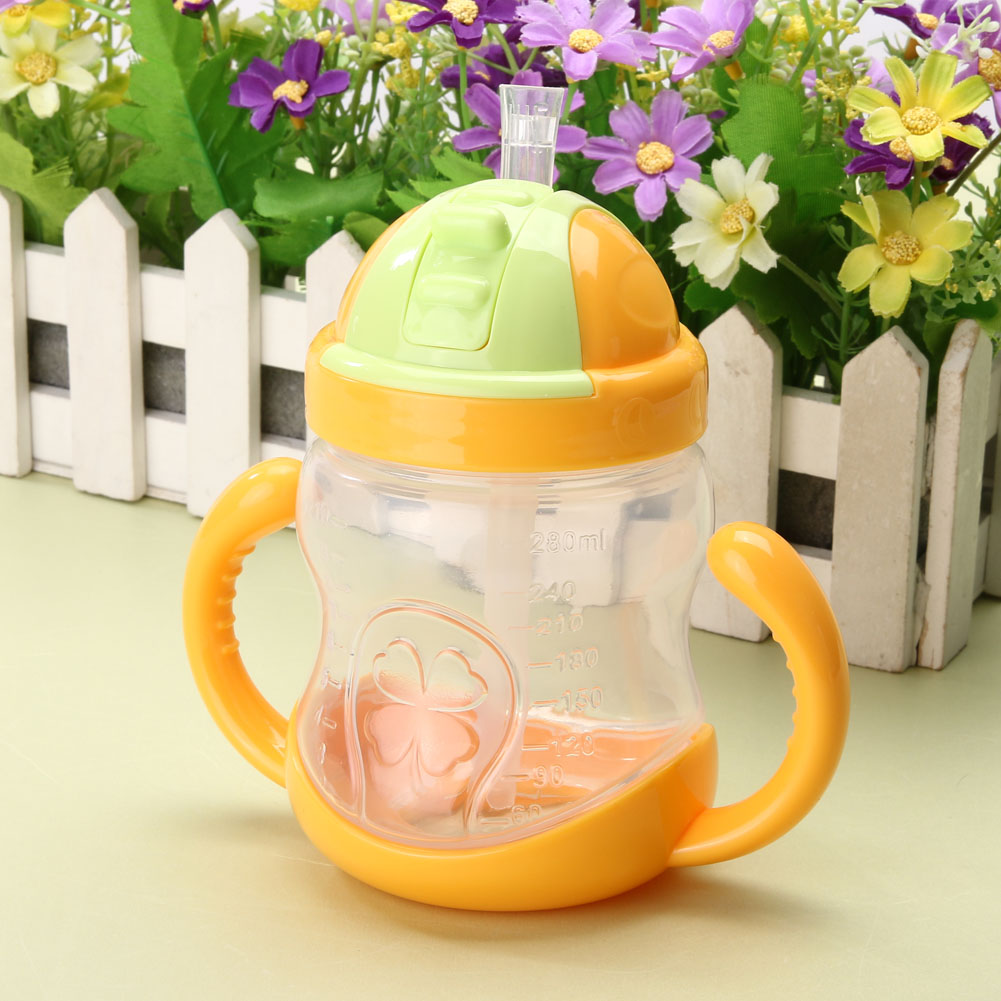 280ml Cute Baby Drinking Feeding Cup