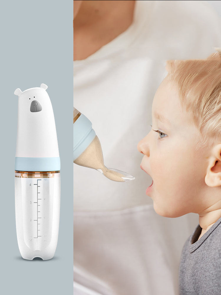 Baby Soft Silicone Squeeze Rice Noodle Bottle