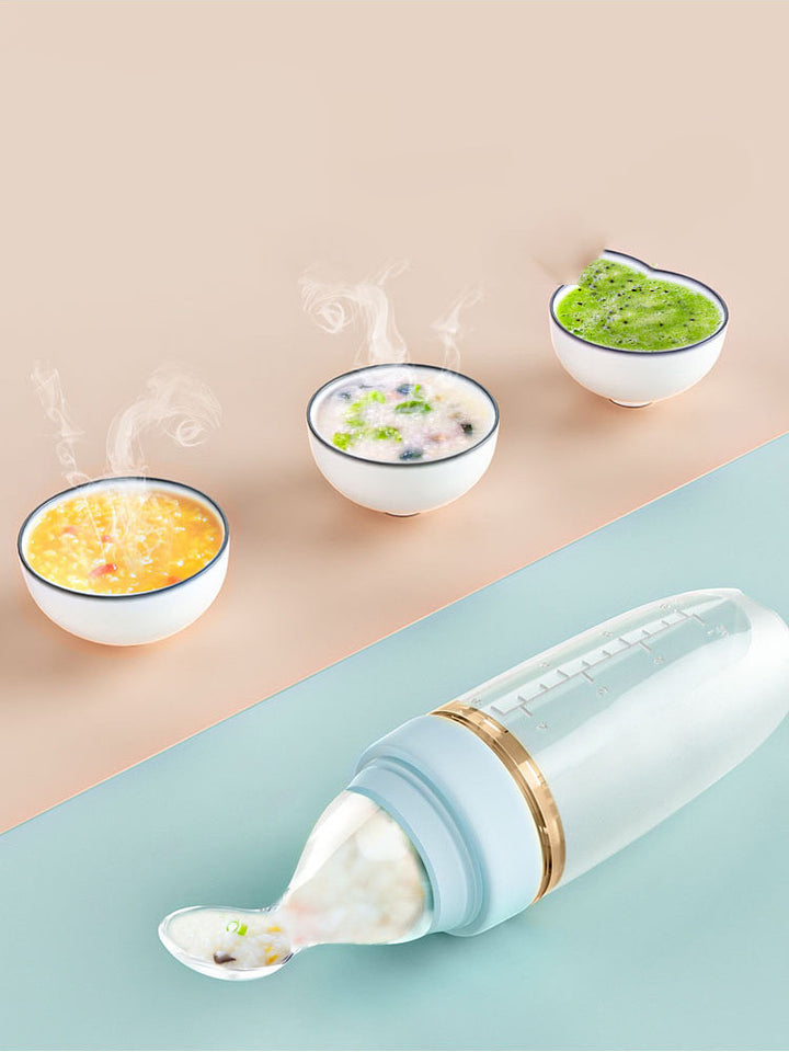 Baby Soft Silicone Squeeze Rice Noodle Bottle