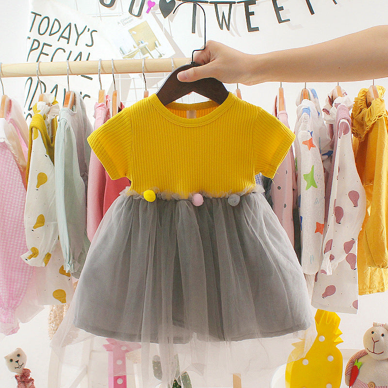 Summer Cute Cartoon Baby Princess Dresses