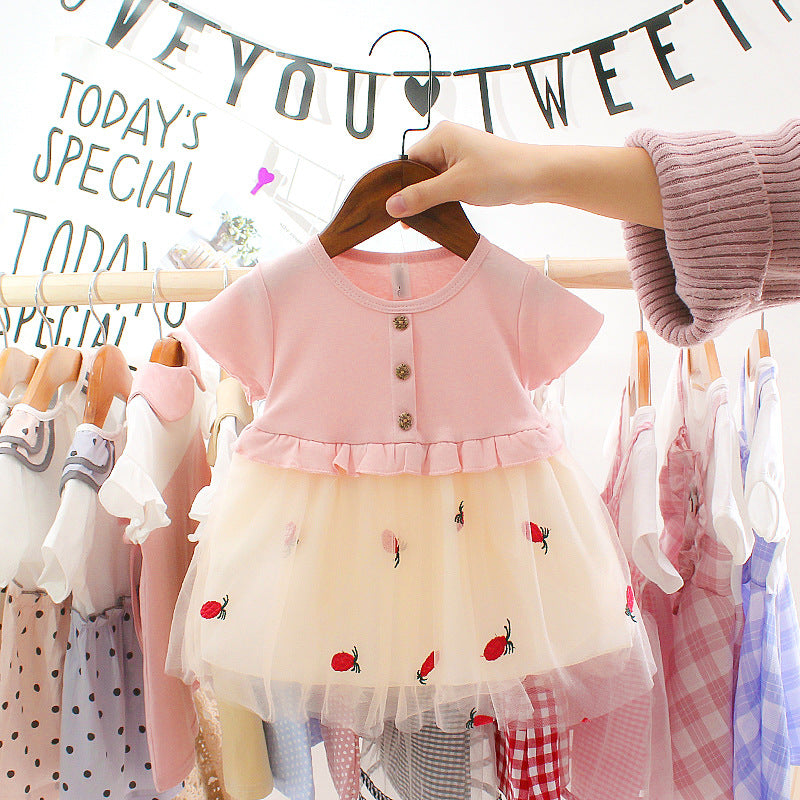 Summer Cute Cartoon Baby Princess Dresses