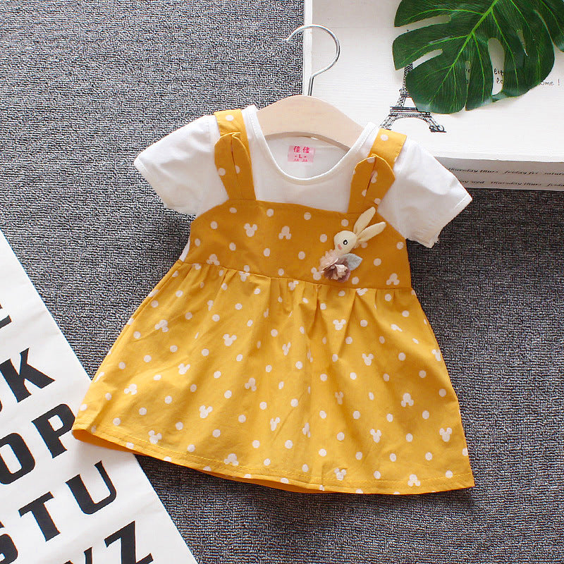 Summer Cute Cartoon Baby Princess Dresses