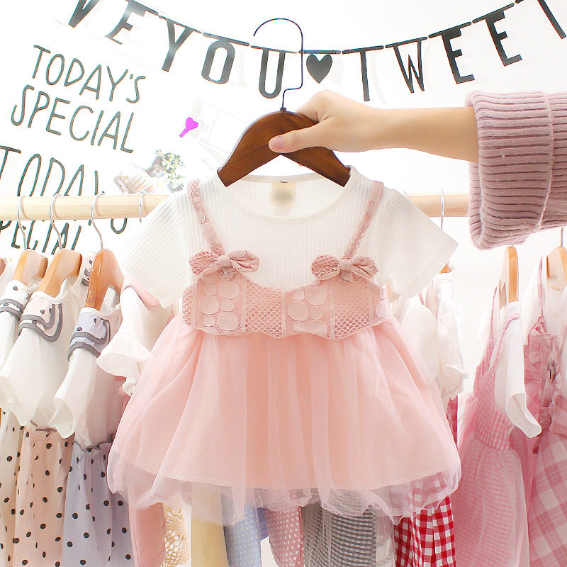Summer Cute Cartoon Baby Princess Dresses