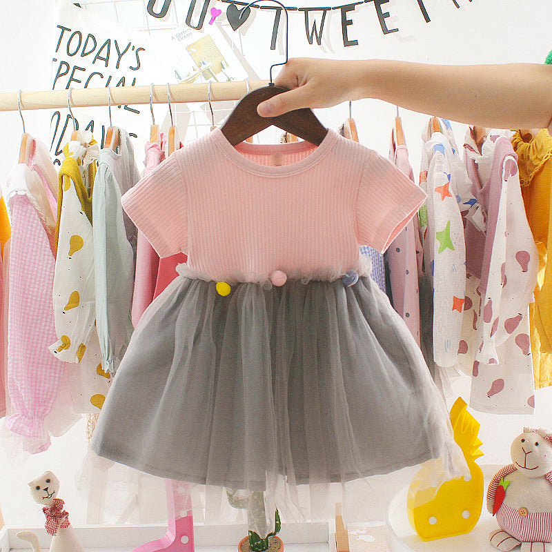 Summer Cute Cartoon Baby Princess Dresses