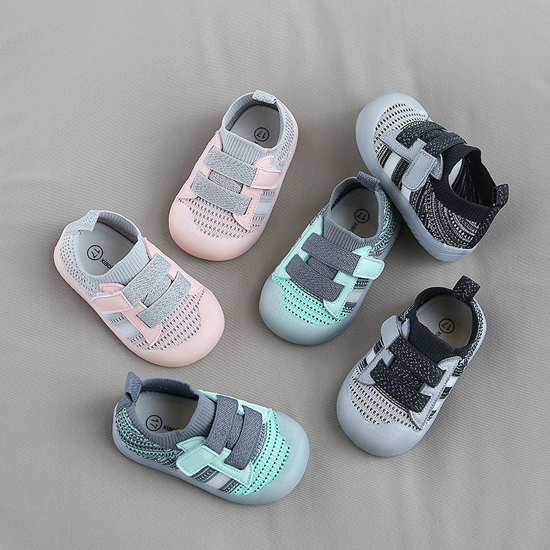 Baby Toddler Jelly Bottom Velcro Shoes
