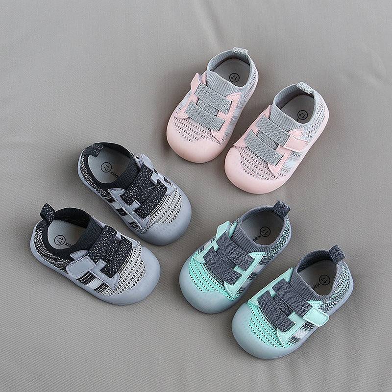 Baby Toddler Jelly Bottom Velcro Shoes