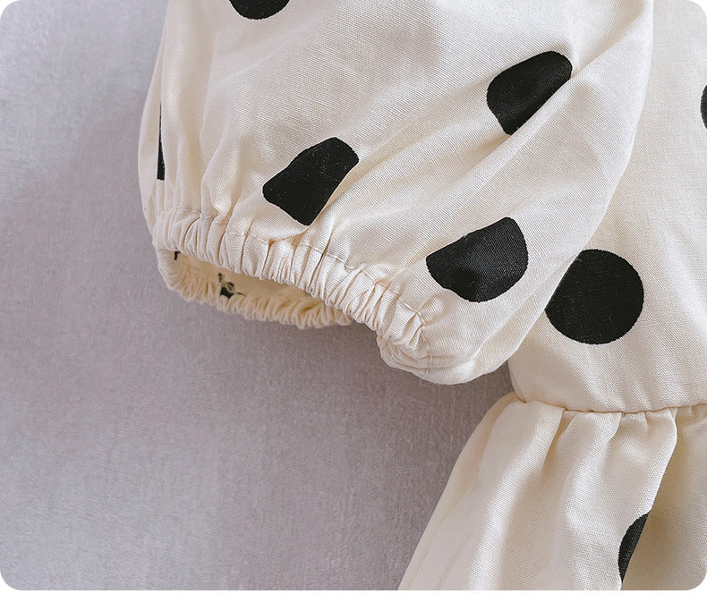 Pure Cotton Super Western-style Baby Girl Princess Romper