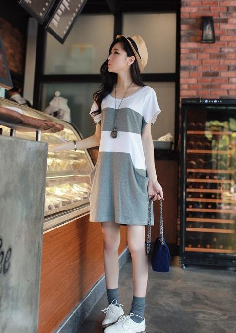 Summer Loose Plus Size Maternity Dress