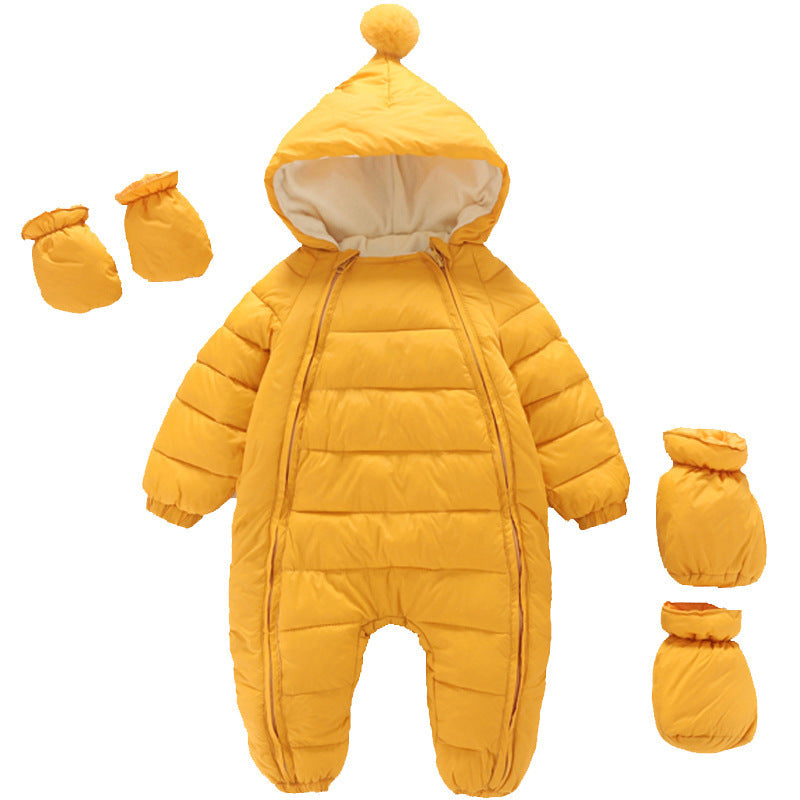 Baby Plus Velvet Padded Romper