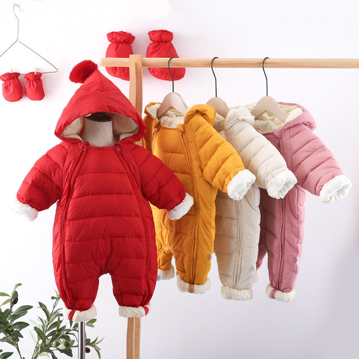 Baby Plus Velvet Padded Romper