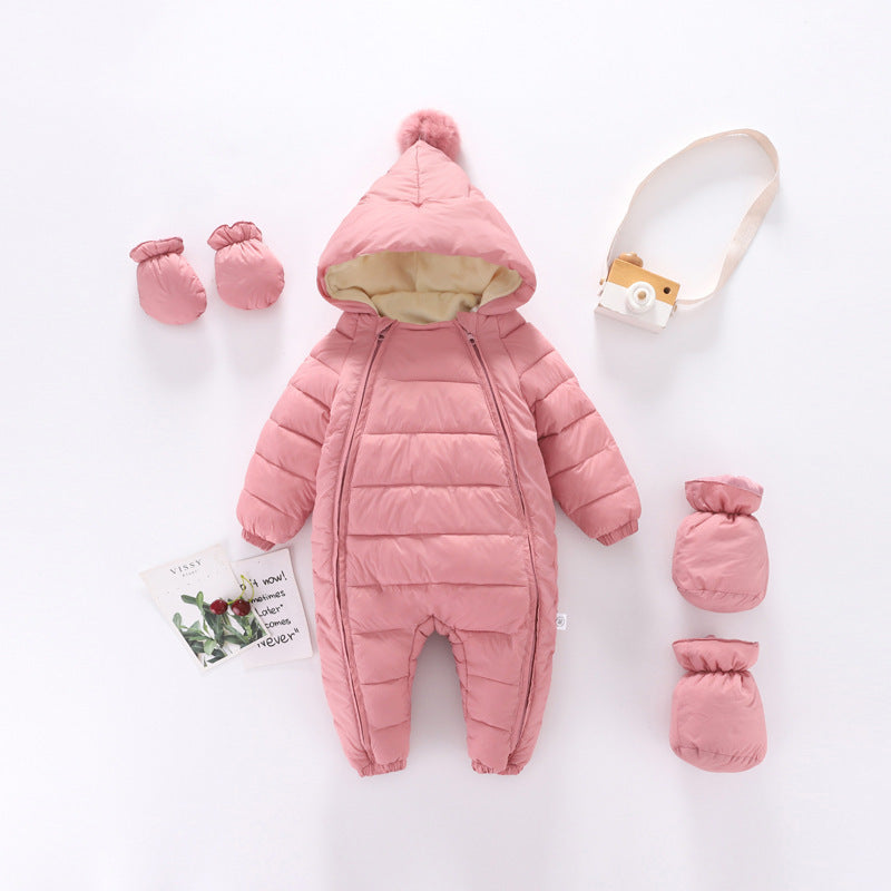 Baby Plus Velvet Padded Romper