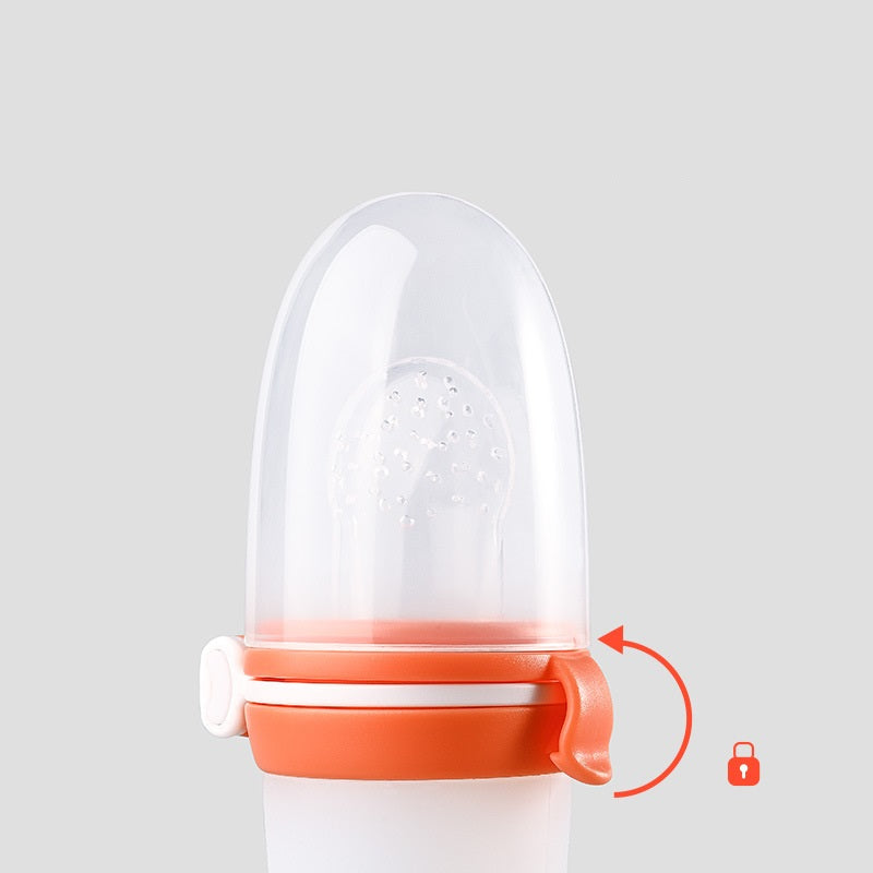 Squeeze Feeding Silicone Milk Bottle