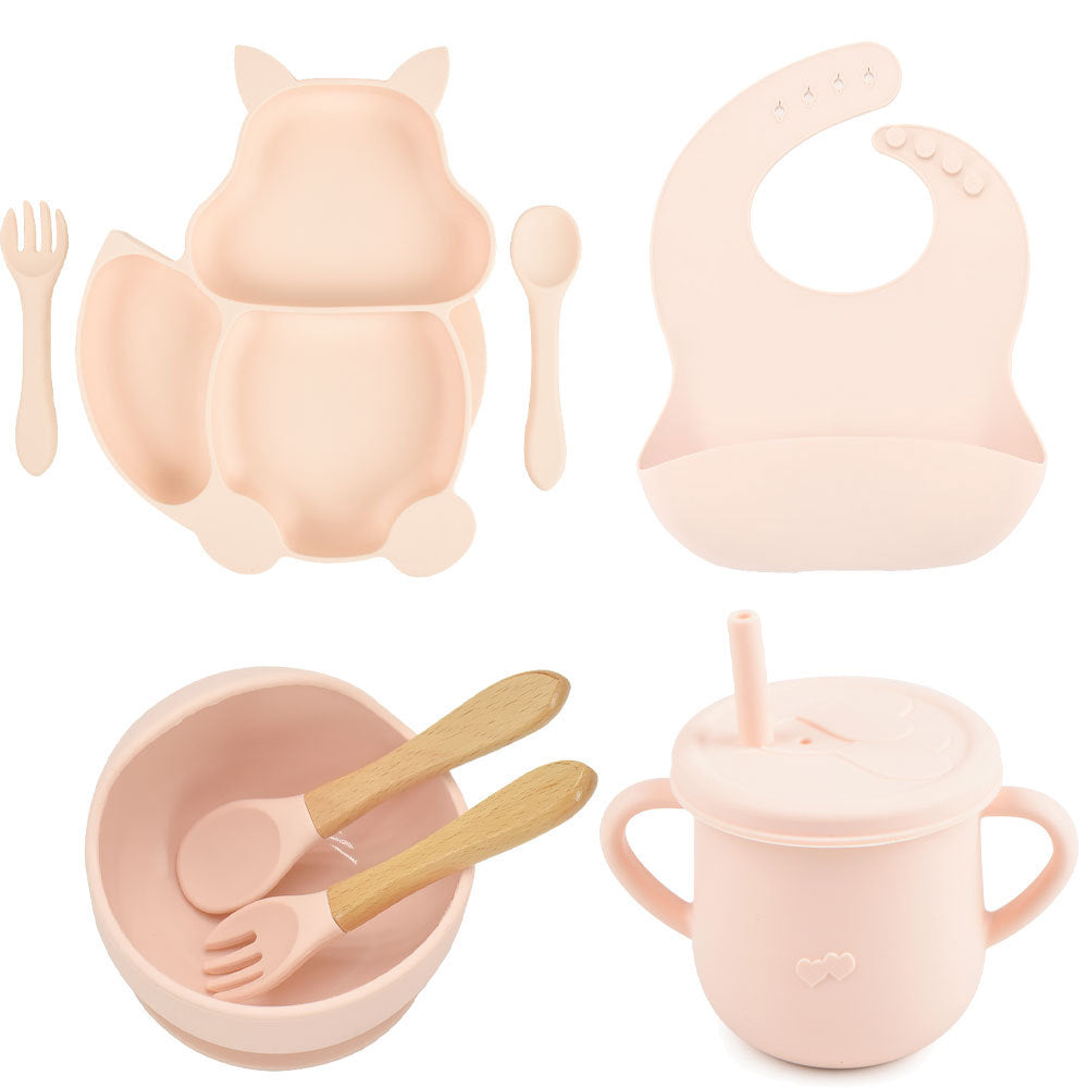 Silicone Baby Feeding Complementary Food Training Set