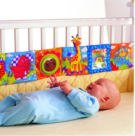 Baby Cloth Book Colorful Bed Bumper Toys