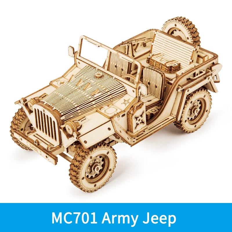ROKR Train Model 3D Wooden Puzzle Toy