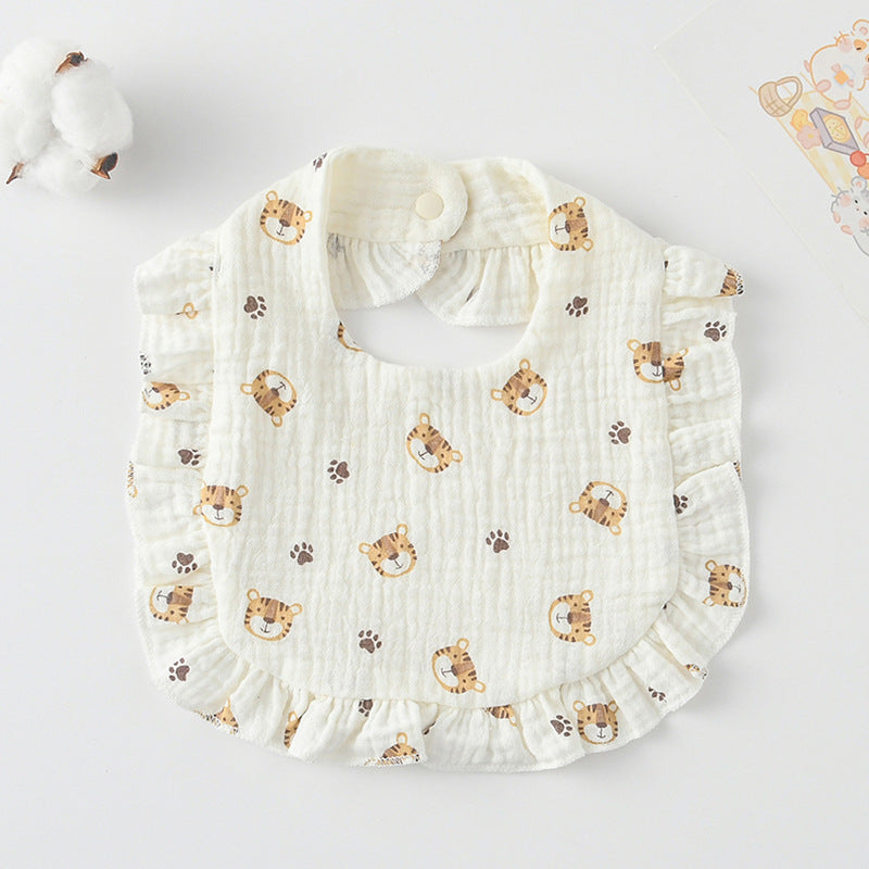 Baby Absorbent Cotton Teething Bib Set