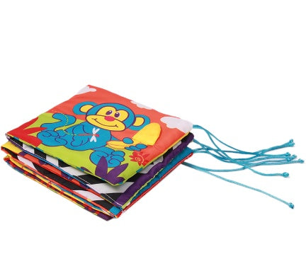 Baby Cloth Book Colorful Bed Bumper Toys
