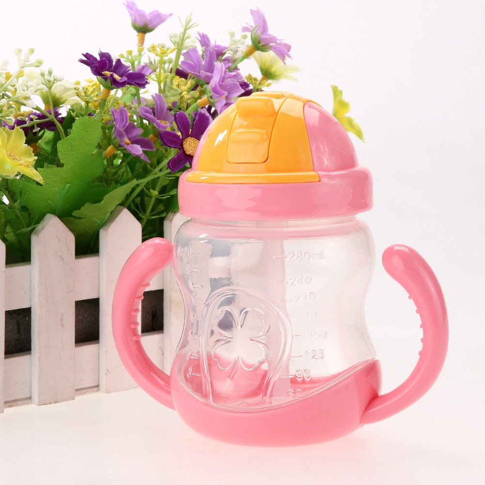 280ml Cute Baby Drinking Feeding Cup