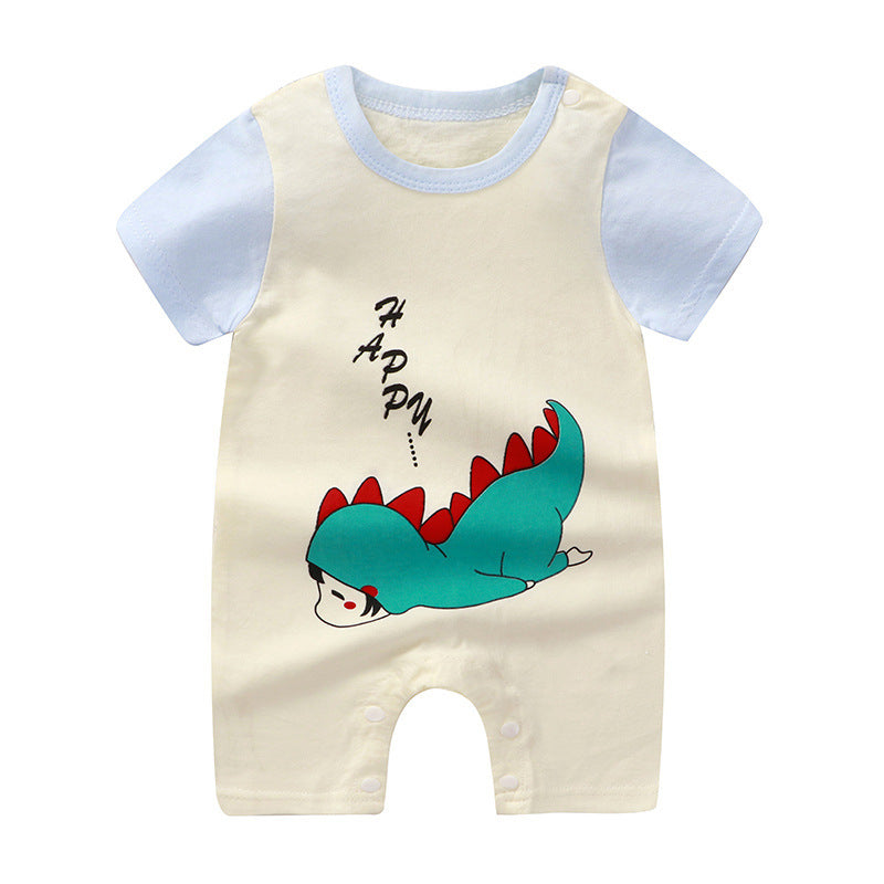 Baby Purified Cotton Thin Short Sleeve Newborn Rompers