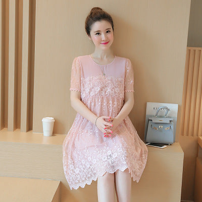 Summer Maternity Flower Dress