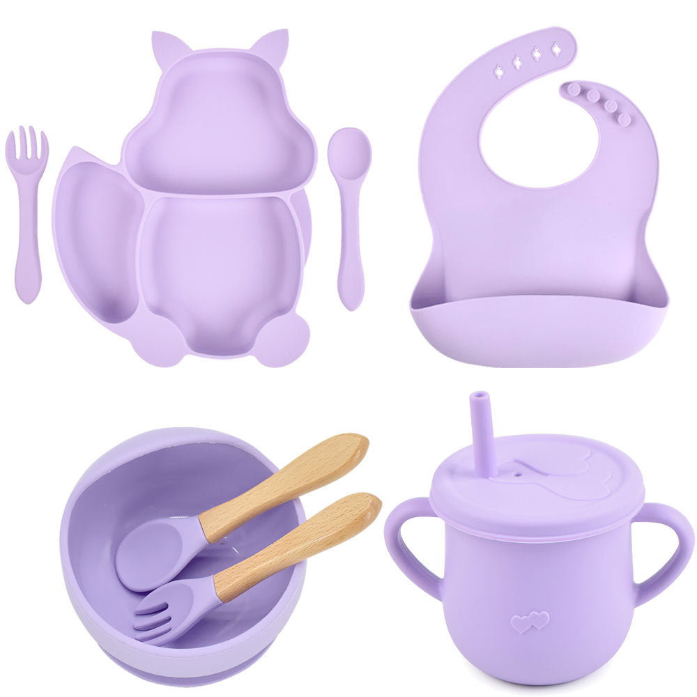 Silicone Baby Feeding Complementary Food Training Set