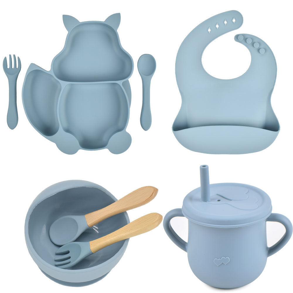 Silicone Baby Feeding Complementary Food Training Set