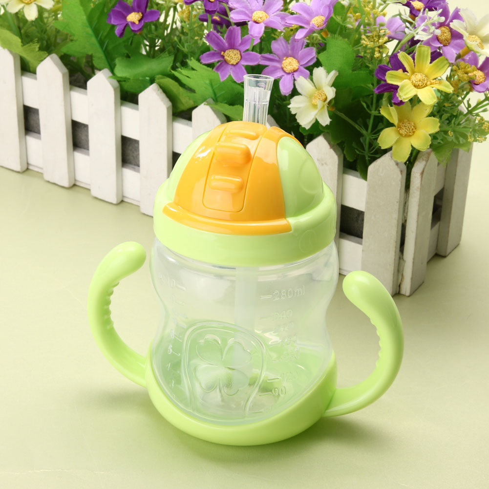 280ml Cute Baby Drinking Feeding Cup