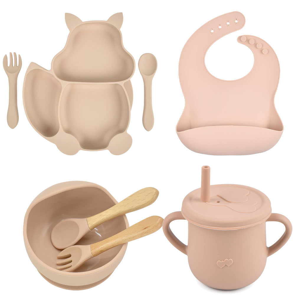 Silicone Baby Feeding Complementary Food Training Set