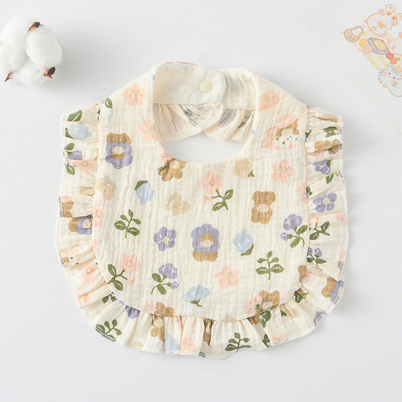 Baby Absorbent Cotton Teething Bib Set