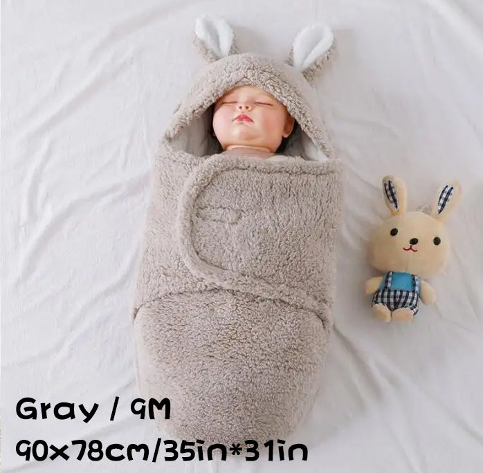 Super Soft Baby Sleeping Bag Wearable Swaddle