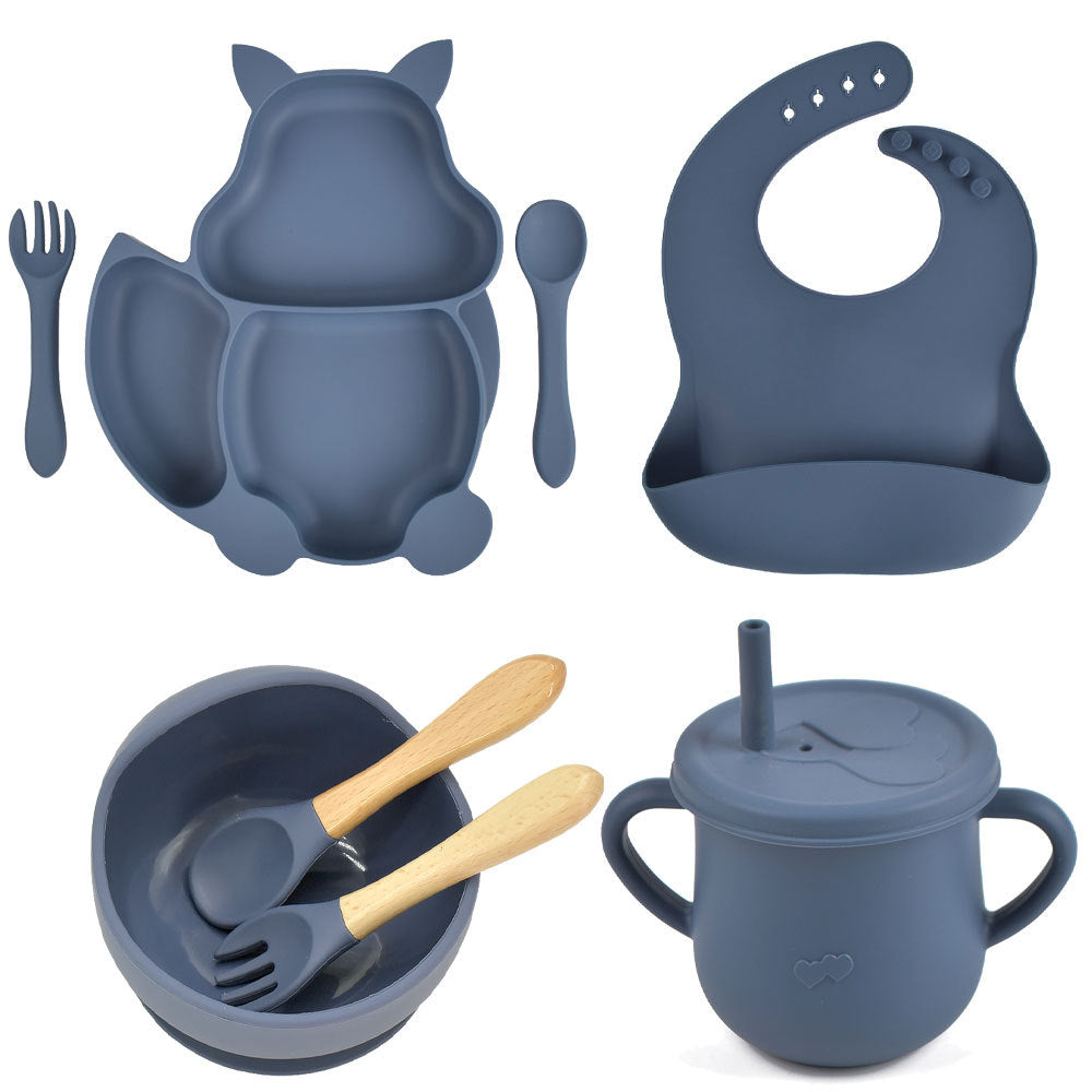 Silicone Baby Feeding Complementary Food Training Set