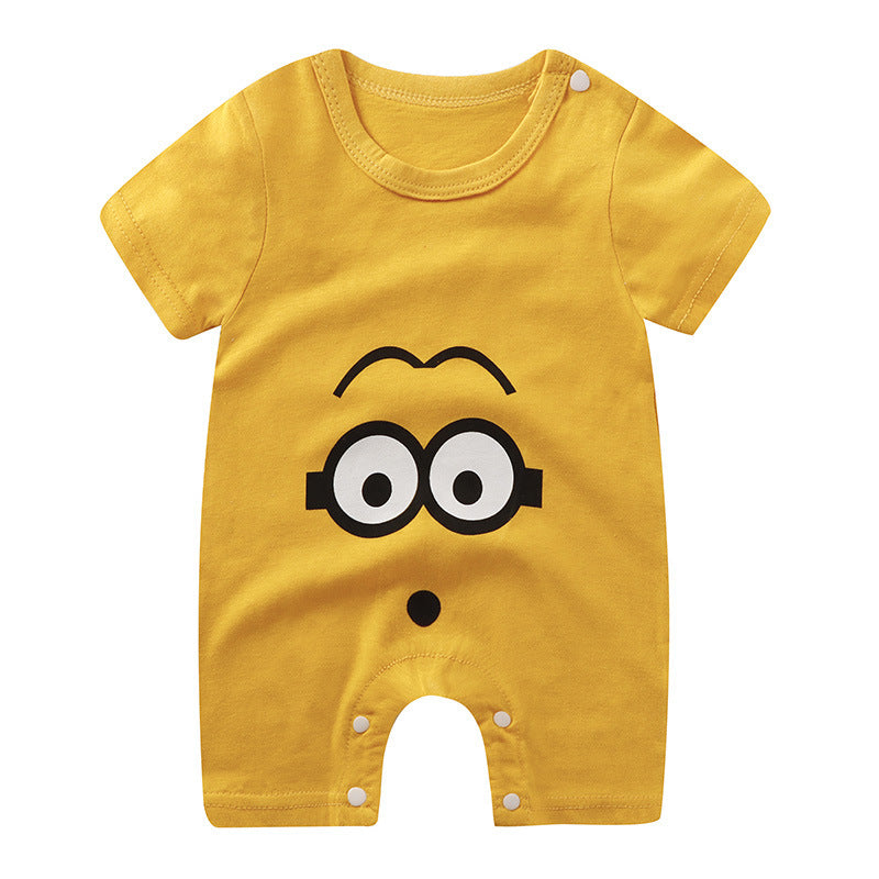 Baby Purified Cotton Thin Short Sleeve Newborn Rompers
