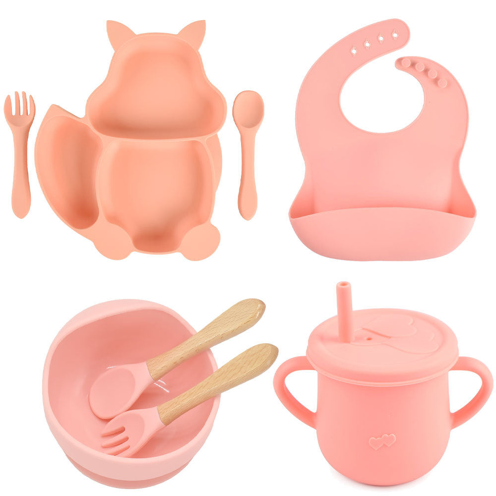 Silicone Baby Feeding Complementary Food Training Set