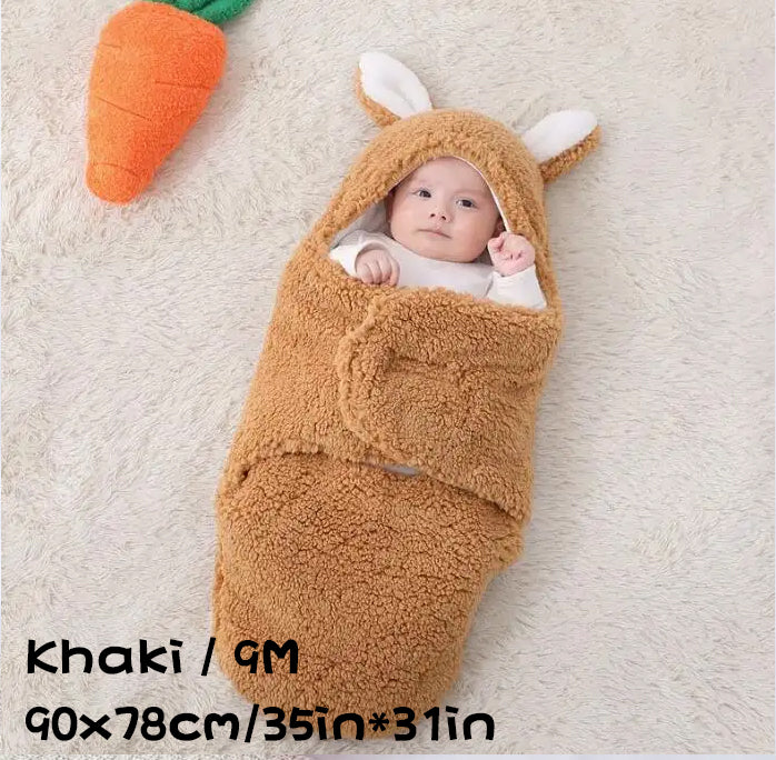 Super Soft Baby Sleeping Bag Wearable Swaddle