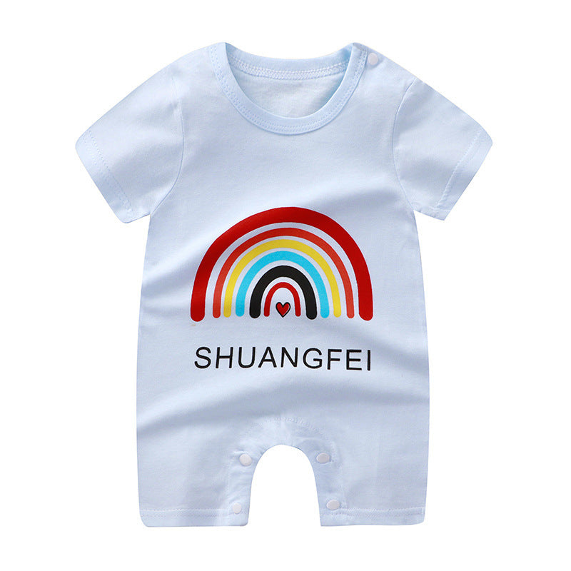 Baby Purified Cotton Thin Short Sleeve Newborn Rompers