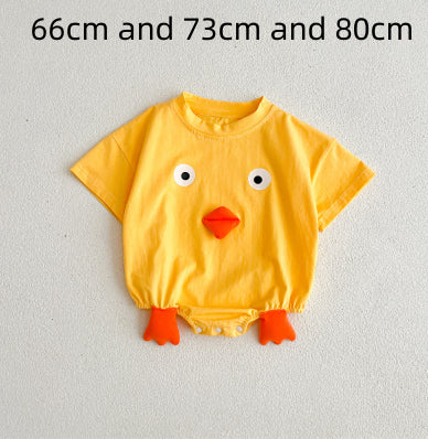 Newborn Cotton Triangle Rompers