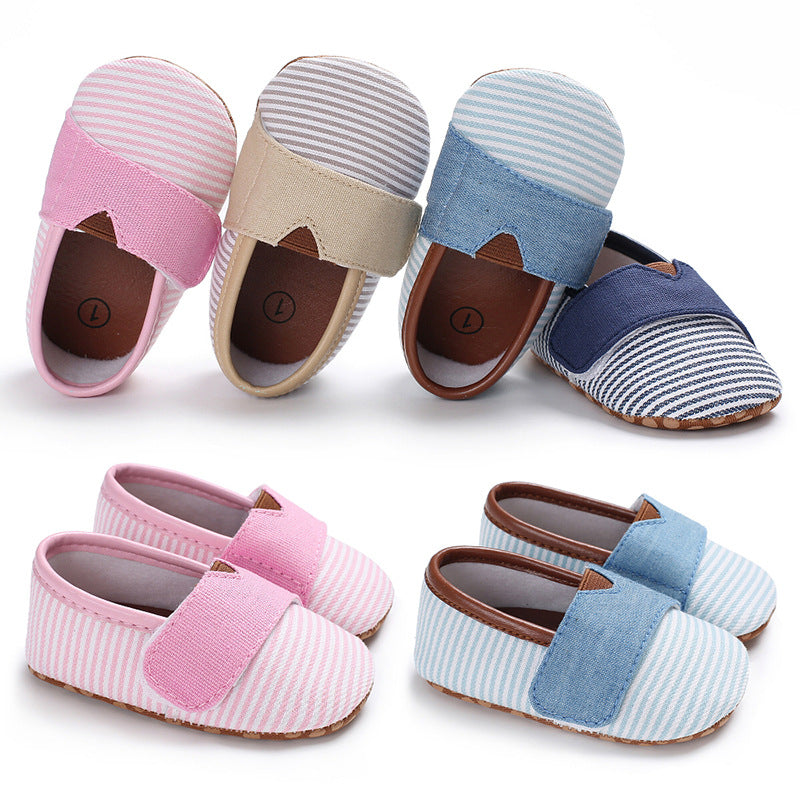 Striped Baby Soft Sole Toddler Shoes